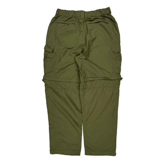Rei Cargo Trousers - Large Green Nylon