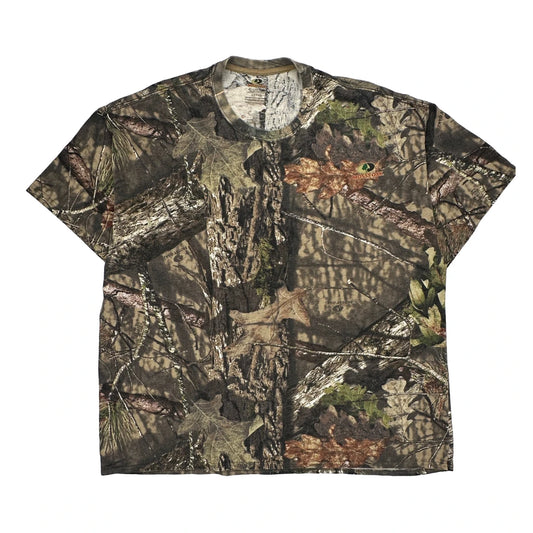 Mossy Oak Camo T-Shirt - 3XL Camo Cotton Blend
