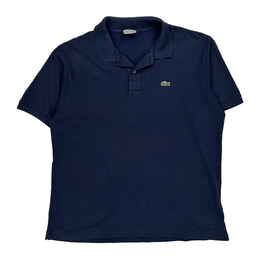 Crocodile Logo Lacoste Polo Shirt - XL Navy Cotton
