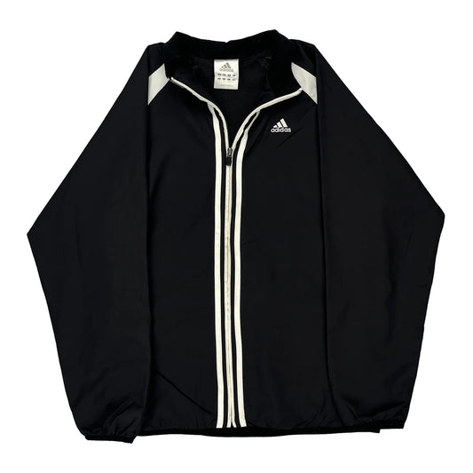Adidas Jacket - Large Black Polyester