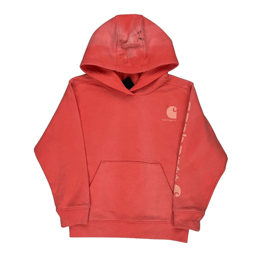 Age 6 Carhartt Hoodie - Small Red Cotton