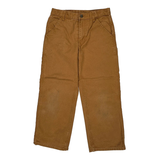 Age 10 Carhartt Carpenter Trousers - Medium Brown Cotton