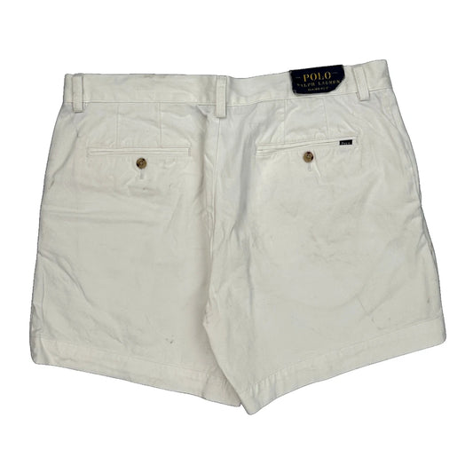 Polo By Ralph Lauren Chino Shorts - 34W 6L White Cotton