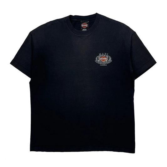 Maui Harley Davidson Graphic T-Shirt - XL Black Cotton