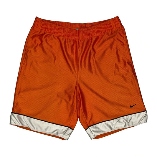 Nike Sport Shorts - Medium Orange Polyester