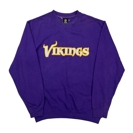 Vikings Unbranded Football Sweatshirt - Medium Purple Cotton