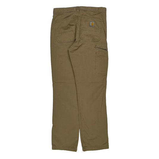 Vintage Carhartt Carpenter Trousers - 29W 31L Beige Cotton