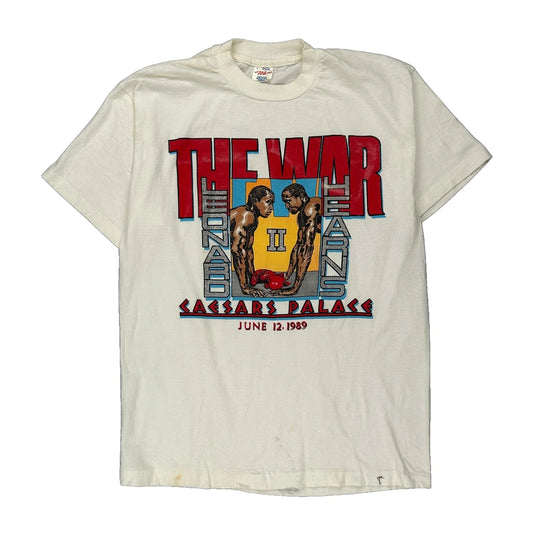 Boxing American Marketing Single Stitch T-Shirt - Large White Cotton