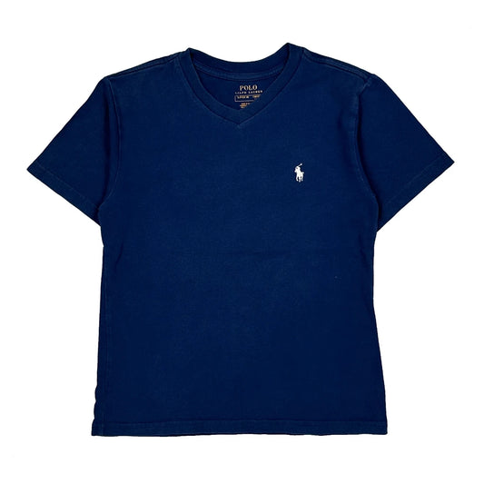 Age 6-7 Polo By Ralph Lauren T-Shirt - Small Blue Cotton