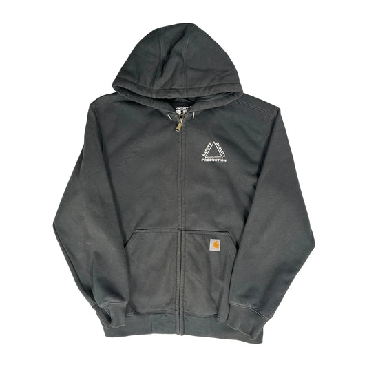 Vintage Tempest Enterprises Carhartt Full Zip Hoodie - Large Grey Cotton