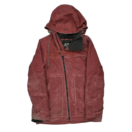 Oakley Jacket - Small Red Polyester