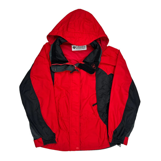 Vintage Columbia Ski Jacket - Large Red Polyester