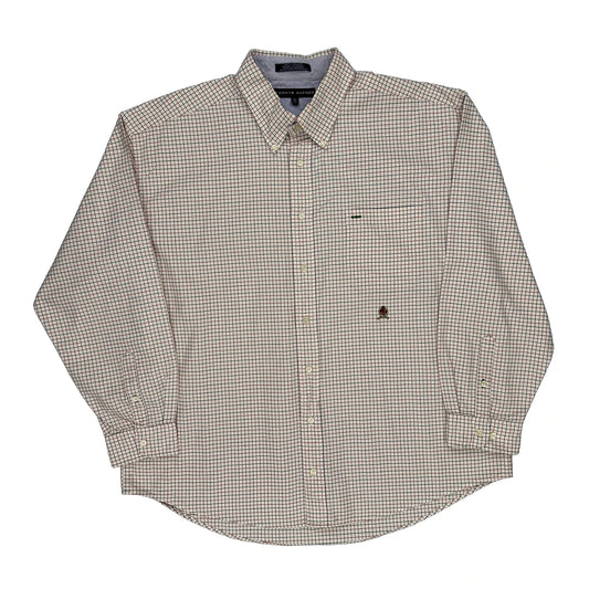 Tommy Hilfiger Checked Shirt - 2XL Black Cotton
