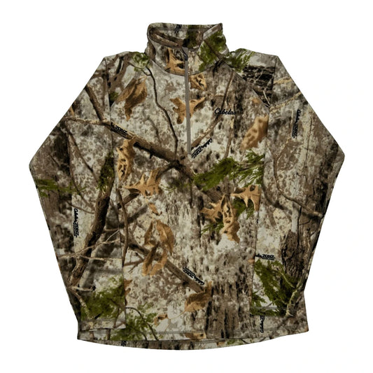 Vintage Cabelas Fleece - Medium Camo Polyester