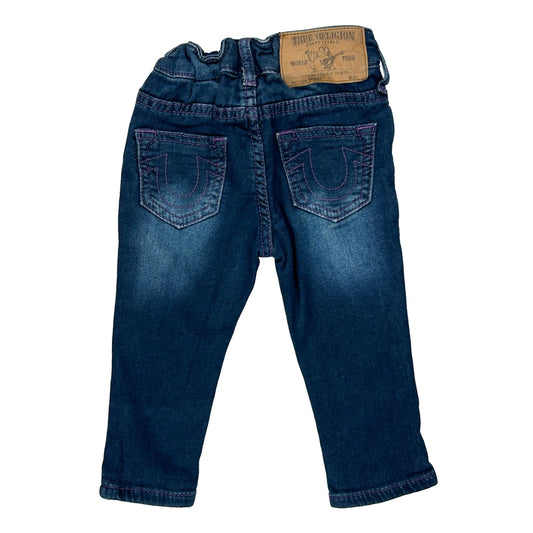 Age 12 Months True Religion Jeans - 4XS Blue Denim