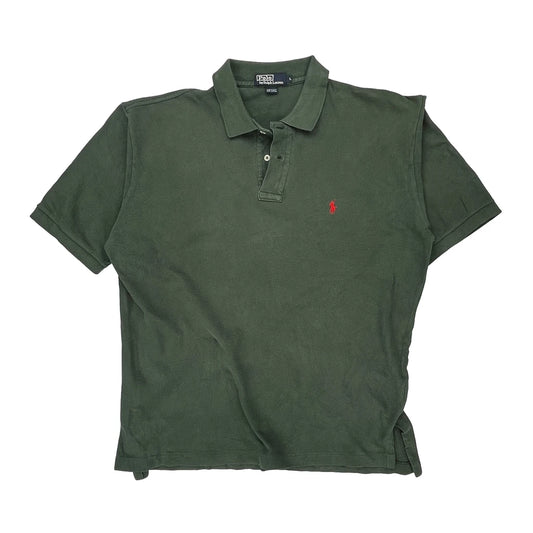 Polo By Ralph Lauren Polo Shirt - Large Green Cotton