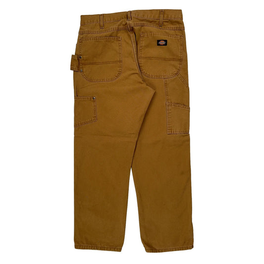 Vintage Dickies Carpenter Trousers - 32W 30L Brown Cotton