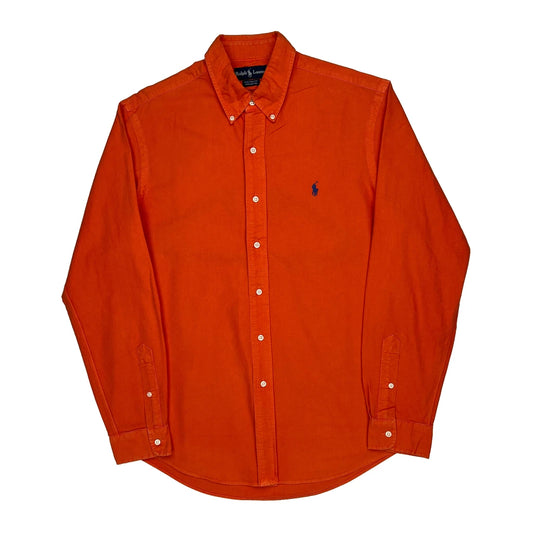 Ralph Lauren Shirt - Large Orange Cotton