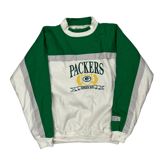 Green Bay Packers Logo 7 Nfl Windbreaker - Large Green Cotton