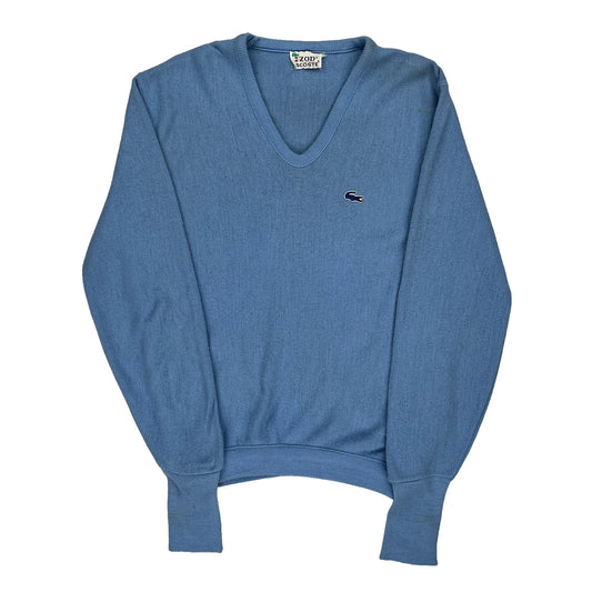 Lacoste Jumper - Large Blue Cotton
