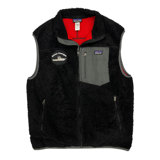 Patagonia Fleece Jacket - Large Black Polyester