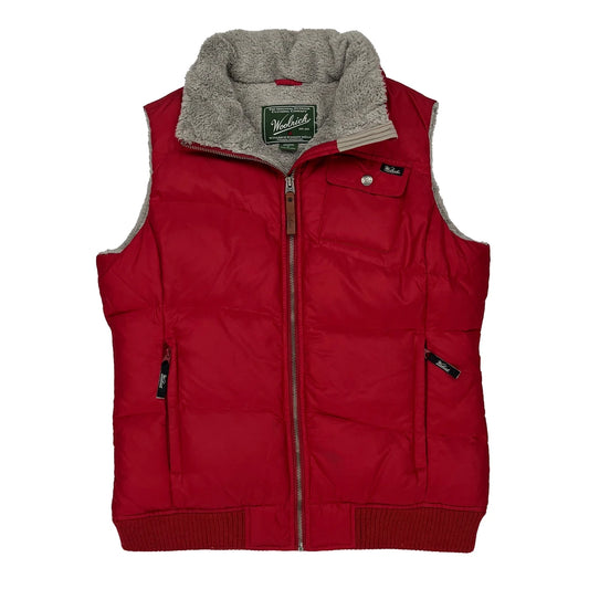 Woolrich Gilet - Medium Red Polyester
