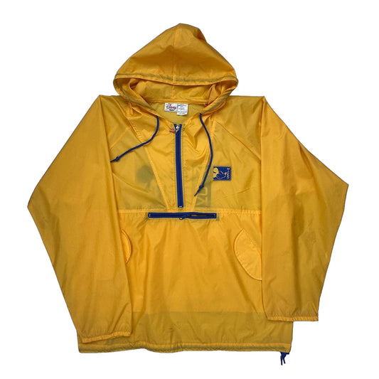 Mickey Sport Disney Graphic Windbreaker - Large Yellow Nylon