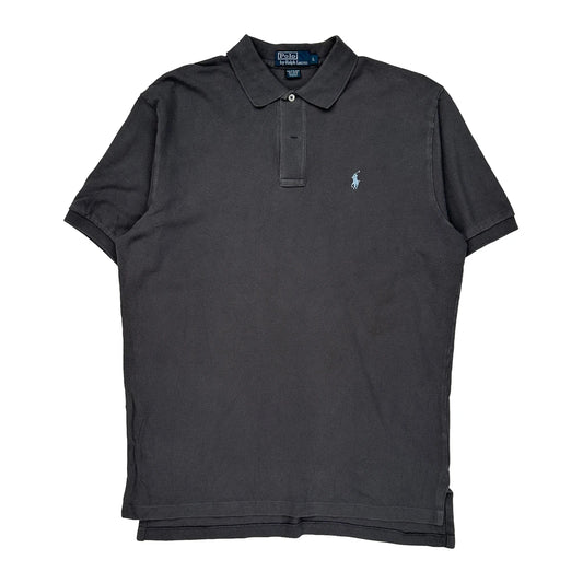 Polo By Ralph Lauren Polo Shirt - Large Grey Cotton