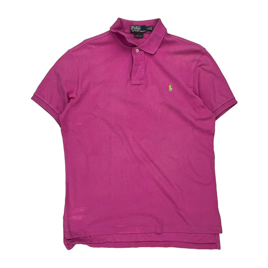 Polo By Ralph Lauren Polo Shirt - Large Pink Cotton