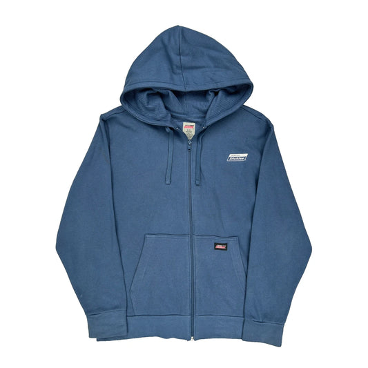 Dickies Hoodie - Large Blue Cotton Blend