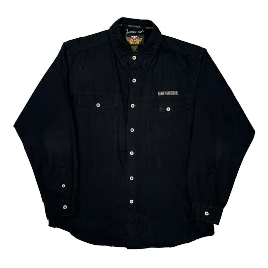 An American Legend Harley Davidson Shirt - Large Black Cotton