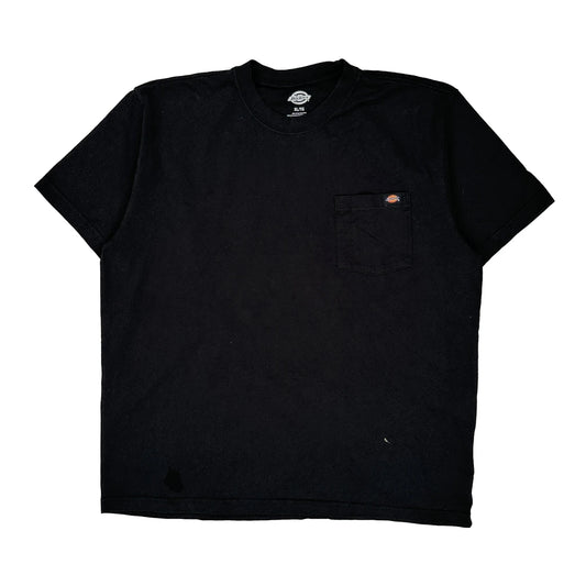 Vintage Dickies T-Shirt - XL Black Cotton