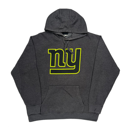 Vintage New York Giants Nfl Hoodie - XL Grey Cotton Blend