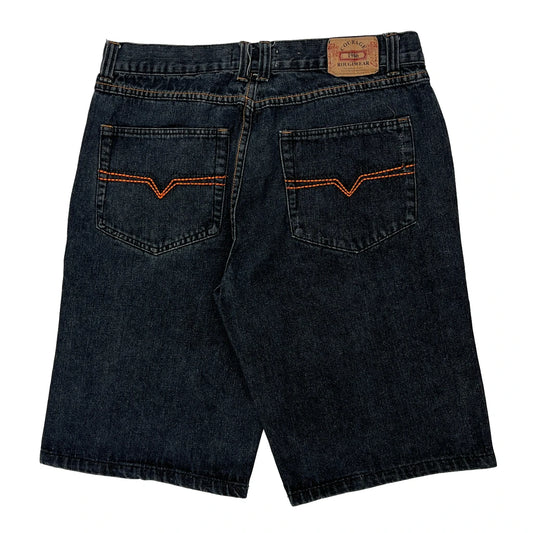 Courage Denim Shorts - 36W 11L Dark Wash Cotton