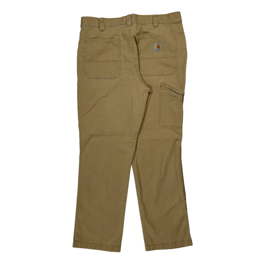 Carhartt Carpenter Trousers - 34W 30L Beige Cotton