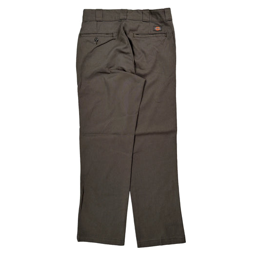 Dickies Trousers - 30W 31L Brown Cotton Blend