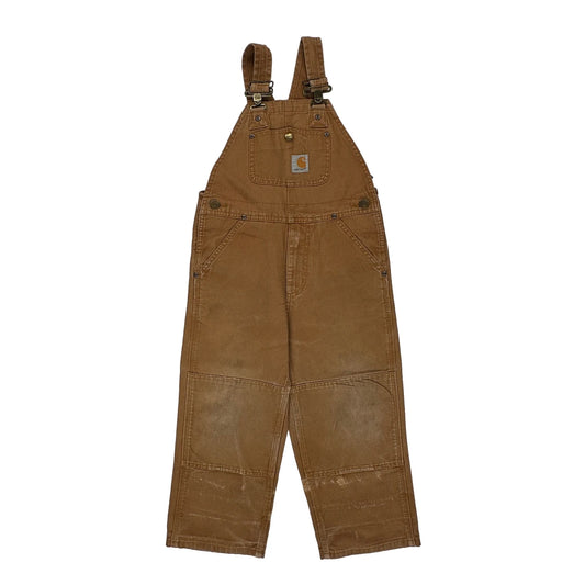 Age 5 Carhartt Double Knee Jumper - Small Brown Cotton