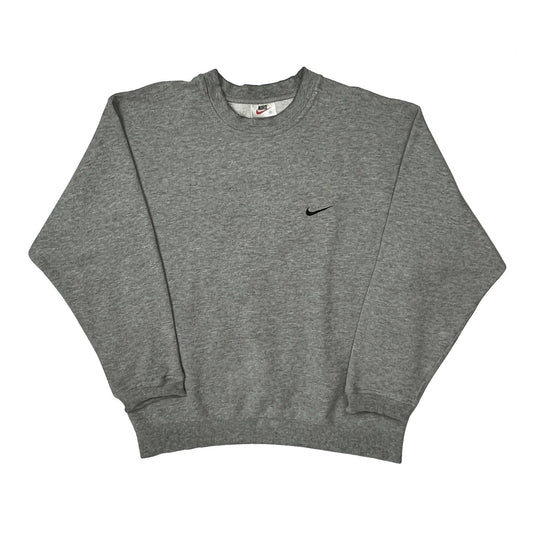 Vintage Made In USA Nike Sweatshirt - Medium Grey Cotton