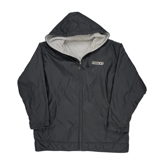 Nike Jacket - XL Black Nylon