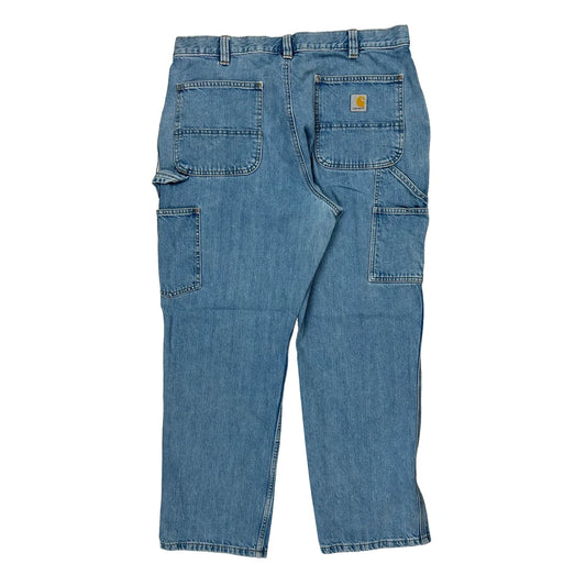 Carhartt Carpenter Jeans - 34W 30L Blue Cotton