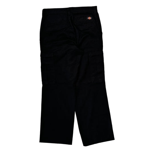 Dickies Cargo Trousers - 30W 29L Black Cotton