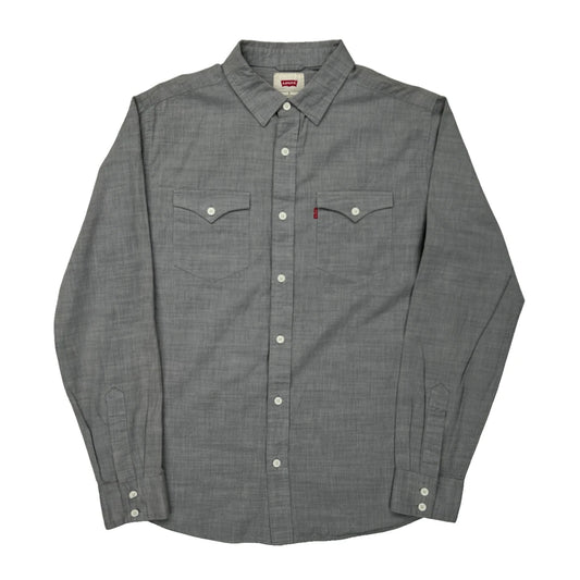 Levis Shirt - Small Grey Cotton