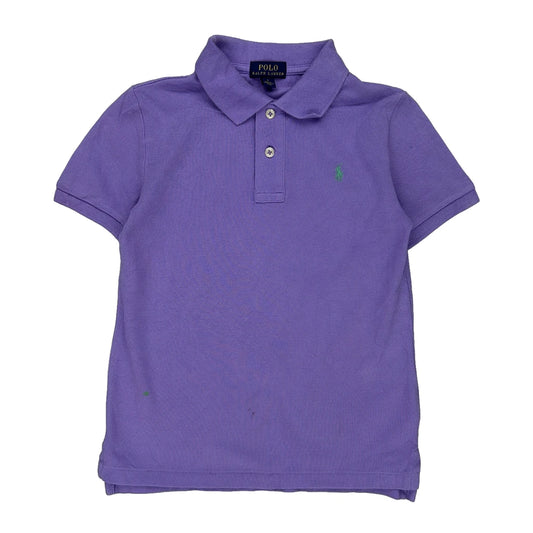Age 7 Polo By Ralph Lauren Polo Shirt - Small Purple Cotton
