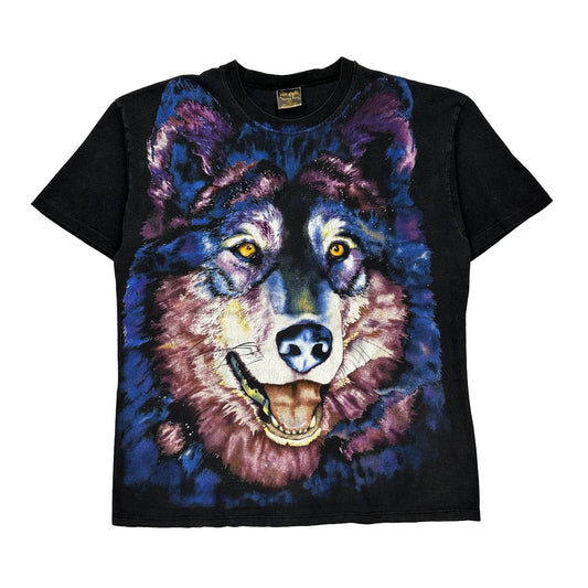 Touch Of Gold Single Stitch T-Shirt - XL Black Cotton