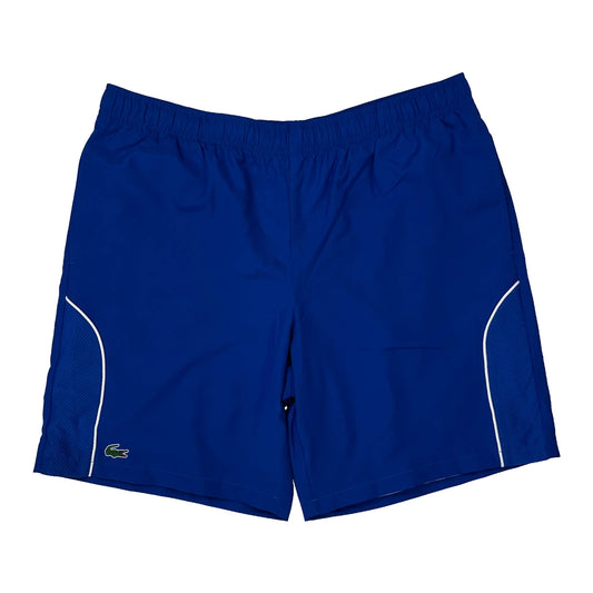 Vintage None Lacoste Swim Shorts - 2XL Blue Polyester