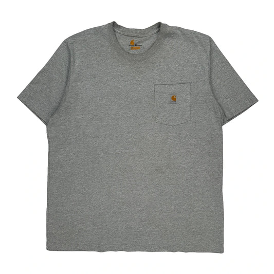 Carhartt T-Shirt - XL Grey Cotton