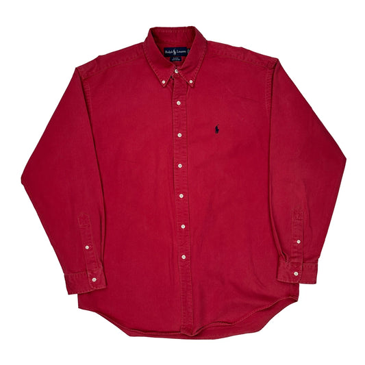 Ralph Lauren Shirt - Large Red Cotton