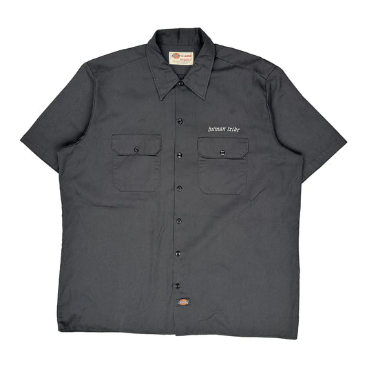 Dickies Graphic Short Sleeve Shirt - XL Grey Polyester Blend
