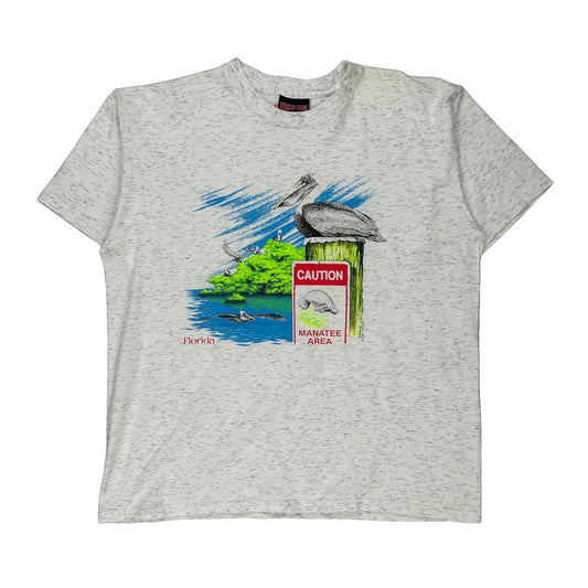 Manatee Area Holoubek Single Stitch T-Shirt - XL Multicoloured Cotton