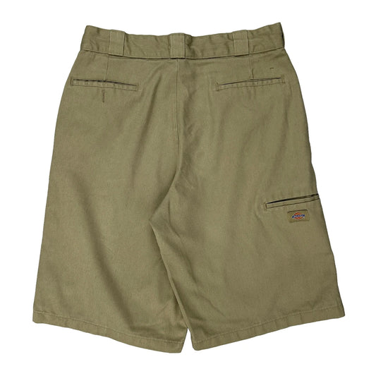 Dickies Chino Shorts - 32W 9L Khaki Cotton Blend